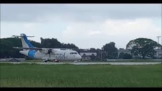 AirSWIFT ATR42-600 Taxi and Takeoff roll @ Puerto Princesa International Airport