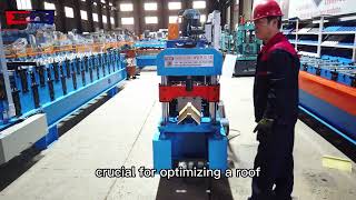 Roof Ridge Cap Roll Forming Machine