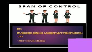 SPAN OF MANAGEMENT/CONTROL