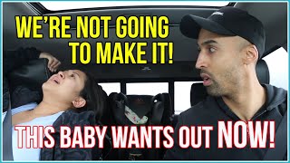 mom gave birth to our baby in the car! (real footage)