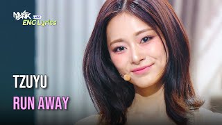 TZUYU (쯔위) - Run Away [Lyrics] | KBS WORLD TV 240913