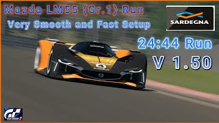 GT7 Sardegna 800 Mazda LM55 Fast and Smooth Build V 1.50