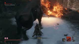 Sekiro Shadow Die Twice- No Kuro charm/Ng+ Blazing Bull