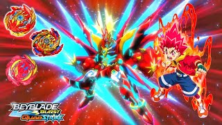 All Moves of Hyuga Hizashi/Hyperion in Beyblade Burst Season 5-7