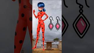 Miraculous characters as matching earrings | #miraculous #shorts #viral