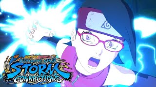 Sharingan Activated New Chidori Sarada Uchiha Gameplay | Naruto Storm Connections