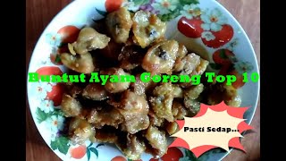 Buntut Ayam Goreng | Fried Chicken Tail