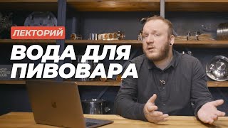 Лекторий: Вода в пивоварении #datacraft