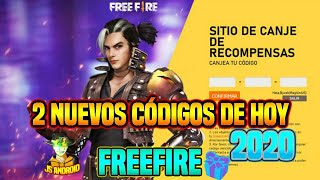 💎2 NUEVOS CODIGOS PARA FREE FIRE HOY