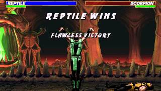 Mortal Kombat Trilogy Reptile Infinite (Corner) TA