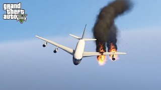 GTA 5 Brutal Airplane Crashes and Landings compilation