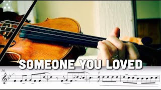 Someone You Loved (Lewis Capaldi) Violin Sheet Music