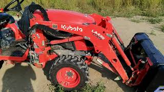 Kubota B2401 Overview and Shifting + Loader Operation