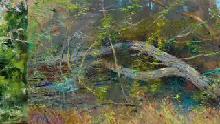 Albert Handell Artwork: Painting Greens in Oil