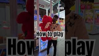 How to play biggest claw machine in navi mumbai  #shorts #arcade