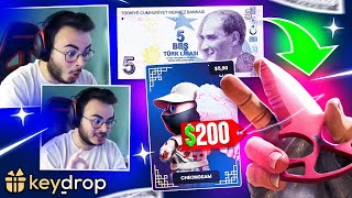 5 DOLAR KASA 250 DOLAR BIÇAK ATTI ve SÜREKLİ KATLATTI !! - Keydrop Katlama Promo Code 2024