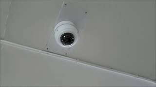 Free 4K Royalty-Free Stock Video: White security camera on the ceiling (2)