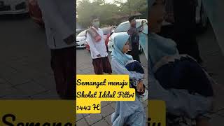 Semangat Shalat Iddul Fittri 1443 H Masjid Agung Demak