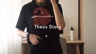 weekly thesis diary 06 | NUS | a relaxed week, testing ideas with friends & trying out a new vibe