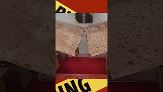 New and old brick vs hydraulic press