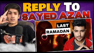 Reply To @sayedazan9 on Qiyammat Sy Pheley AKhri Ramazan | Fake Prediction Exposed | Ahmad Ashraf