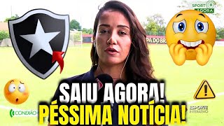 🧨 FOI CONFIRMADO! ACABA DE ACONTECER! PEGOU TODOS DE SURPRESA! ULTIMAS NOTÍCIAS DO BOTAFOGO