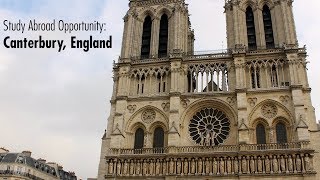 Study Abroad Opportunity: Canterbury, England