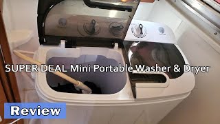 SUPER DEAL Mini Portable Washer & Dryer - Review 2023