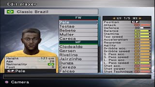 PES 5 - Brasil Clássico - Stats - PS2