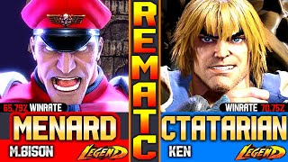 SF6 MenaRD (M.Bison Vs ChrisTatarian) Ken ▰ High Level