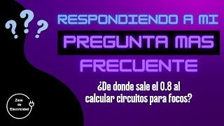 Circuito para luces. ¿De dónde sale el 0.8?