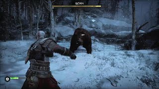 God of War Ragnarök - "A Grizzly Encounter" Trophy - Björn Boss Fight - "Give Me God Of War"