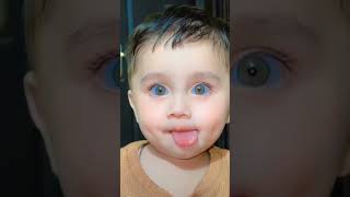 Mashallah_beautiful_baby_boy_playing_with_his_tongue #short #cutenessoverloaded #foryoupage