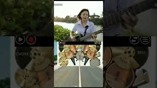 Tetaplah disini - Tami Aulia(real drum cover)#shorts