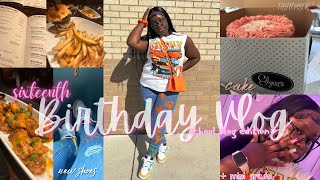 16TH BIRTHDAY VLOG *SCHOOL VLOG EDITION* 📚| + mini grwm | TAYTEMBER ♍️✨ | Taylor Ayani