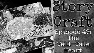 Story Craft - Episode 49 - The Tell-Tale Heart by Edgar Allan Poe - Mixed Media Raven Canvases