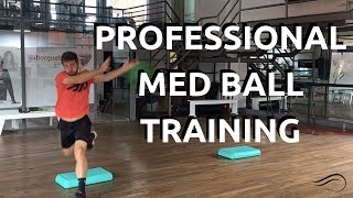 Professional Tennis - Medicine Ball Training + Warm Up | Connecting Tennis