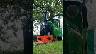 #shorts "Howard" Alan Keef  0-6-0DH steam outline locomotive at Poole Park Railway, Poole 12.09.23