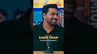 Zakir Khan Standup Ki shuruwat 😱😂 #shorts #zakirkhan #podcast