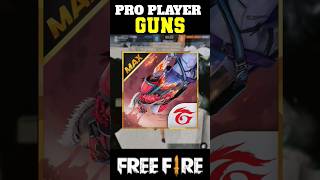 TOP 3 PRO PLAYER GUNS 😱🔫 || #freefire #shorts #saneboy