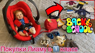 ПОКУПКИ В 1️⃣ КЛАСС РЕБОРНУ ЛИАМУ BACK TO SCHOOL СОБРАТЬ РЕБЕНКА В ШКОЛУ СТОИТ 100 тыс? REBORN BABY