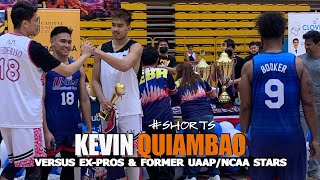 Kevin Quiambao Versus Ex-Pros & Former UAAP/NCAA Stars in PEBA Dubai #shorts