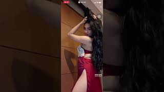 miss bulbul dance with red dress