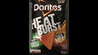 I Tried Doritos heat burst chipotle cream & chilli. UK Food Review