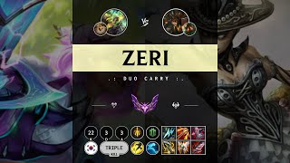 Zeri ADC vs Cassiopeia - KR Master Patch 14.9