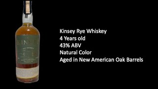 Kinsey Rye Whiskey