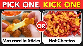 Pick One, Kick One - Food Edition ! 🍔🍟🍧