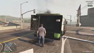 GTA 5 How to Rob an Armored Truck - Micheal Robbed Security Car in Grand Theft Auto V Made Huge Mone