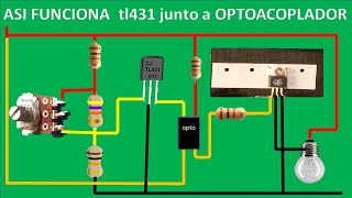 conexion tipica del OPTO ACOPLADOR y TL431,  asi funciona el ajuste de voltaje en fuente conmutada.