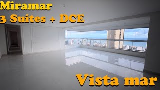 Apartamento alto padrão 3 Suítes + DCE em Miramar - João Pessoa/PB R$2.300.000